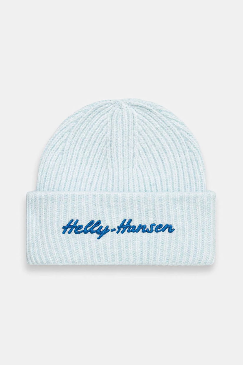 Helly Hansen căciulă SOFT RIB BEANIE culoarea bej, din tricot gros, 67531