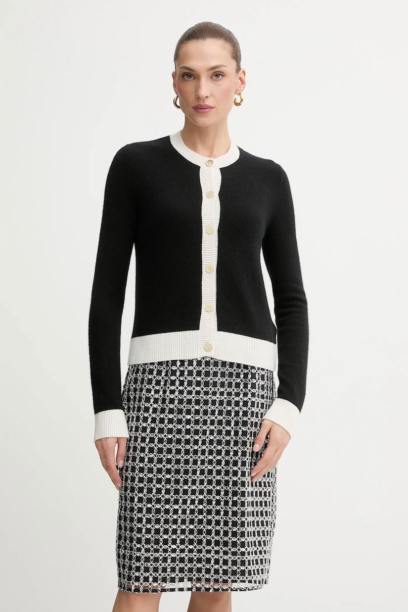 FROM FUTURE cardigan din cașmir culoarea negru, light, WPC03358