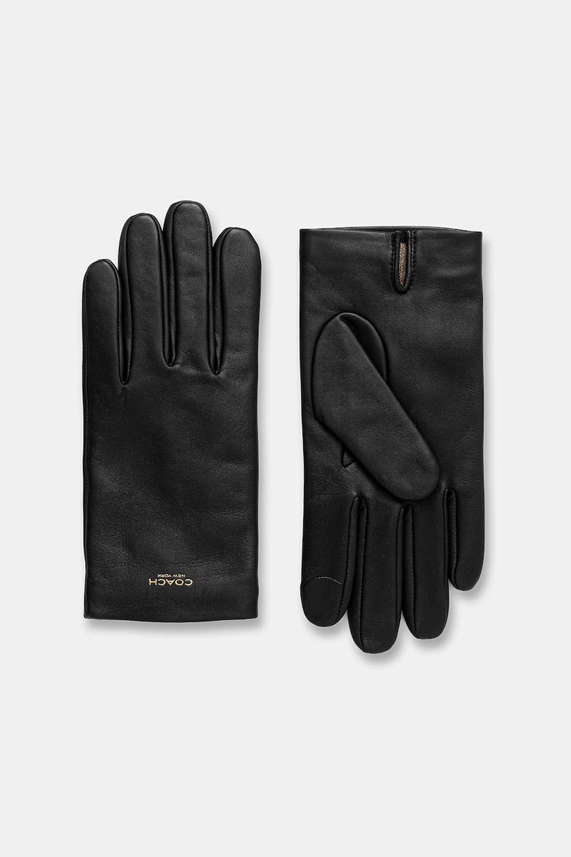 Coach manusi de piele culoarea negru, 29CCN08