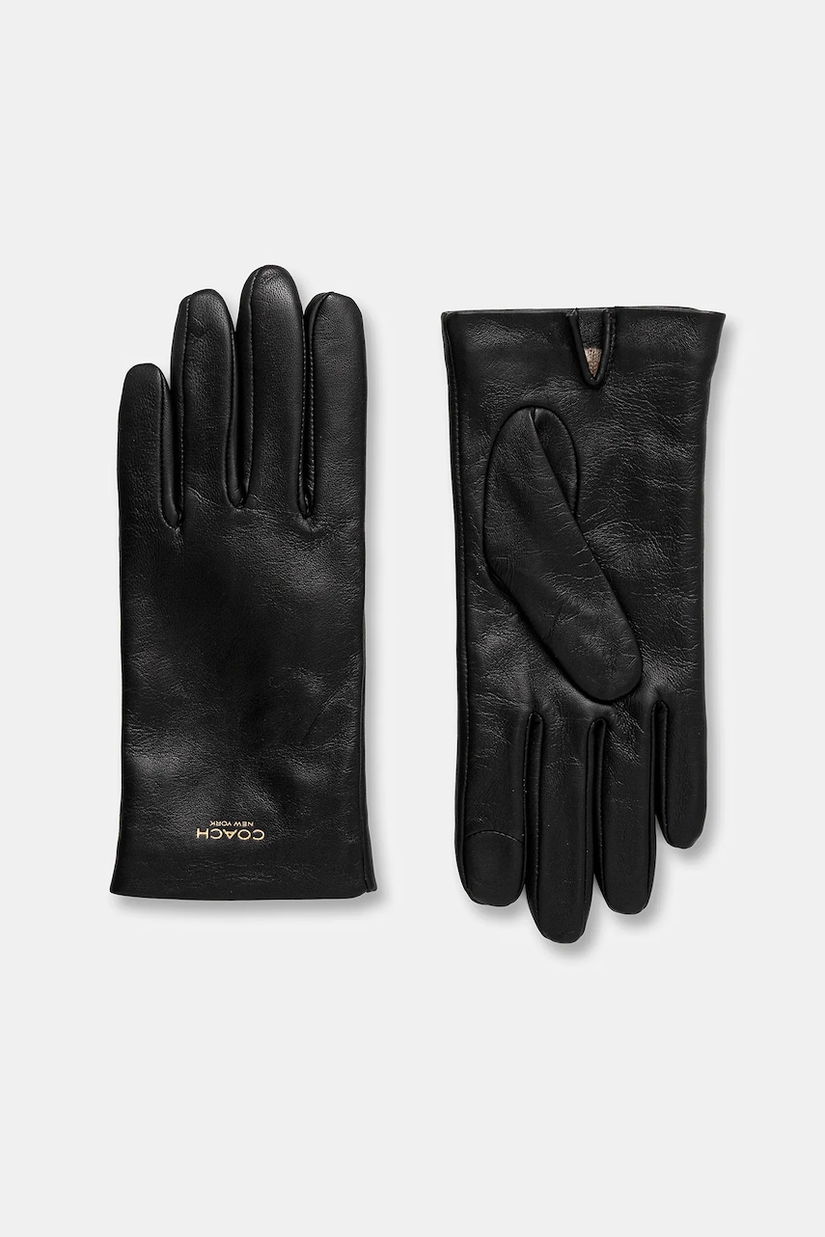 Coach manusi de piele culoarea negru, 29CCN07