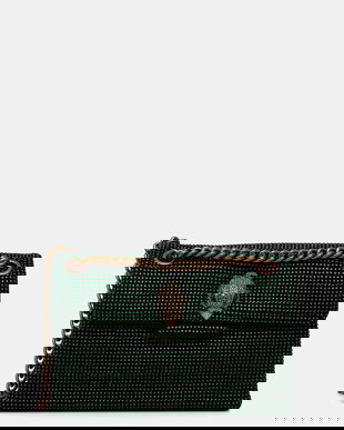 Kurt Geiger London poșetă MINI KENSINGTON culoarea verde, 5018175609