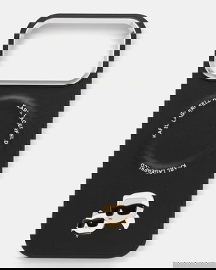 Karl Lagerfeld husă pentru telefon iPhone 17 Pro Max culoarea negru, KLHMP17XPSMLRKCK