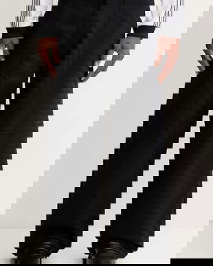 adidas Originals pantaloni JY2770 negru drept pentru bărbați