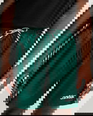 adidas Originals pantaloni scurți Archive culoarea verde, JX3098