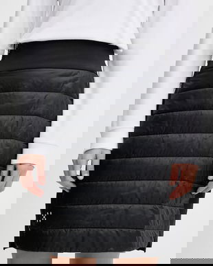 Haglöfs fustă sport Mimic II culoarea negru, mini, drept, 608116