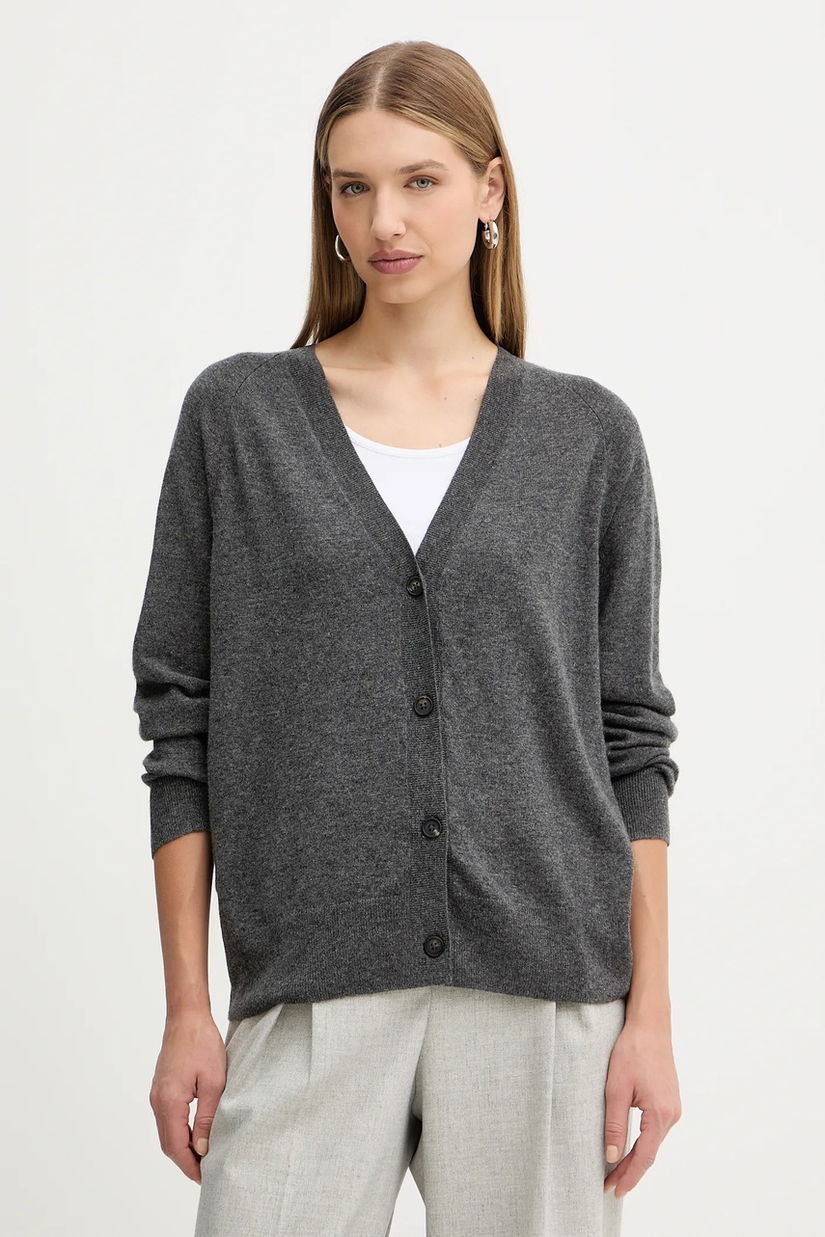 MM cardigan din lână TENENTE culoarea gri, light, 2526346038600