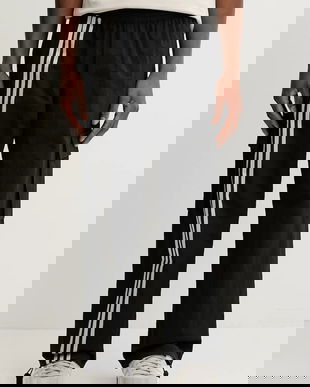 adidas Originals pantaloni de trening Front ST culoarea negru, uni, JV9892