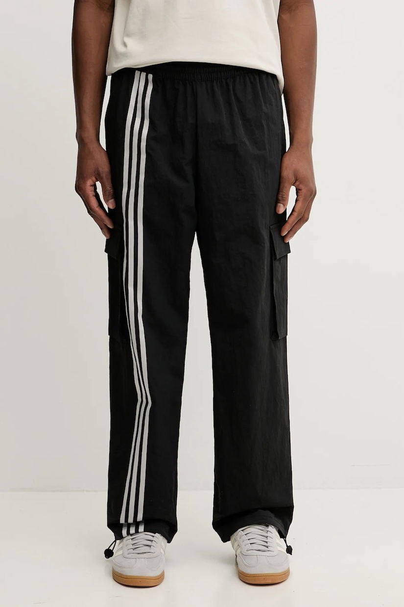 adidas Originals pantaloni de trening Front ST culoarea negru, uni, JV9892