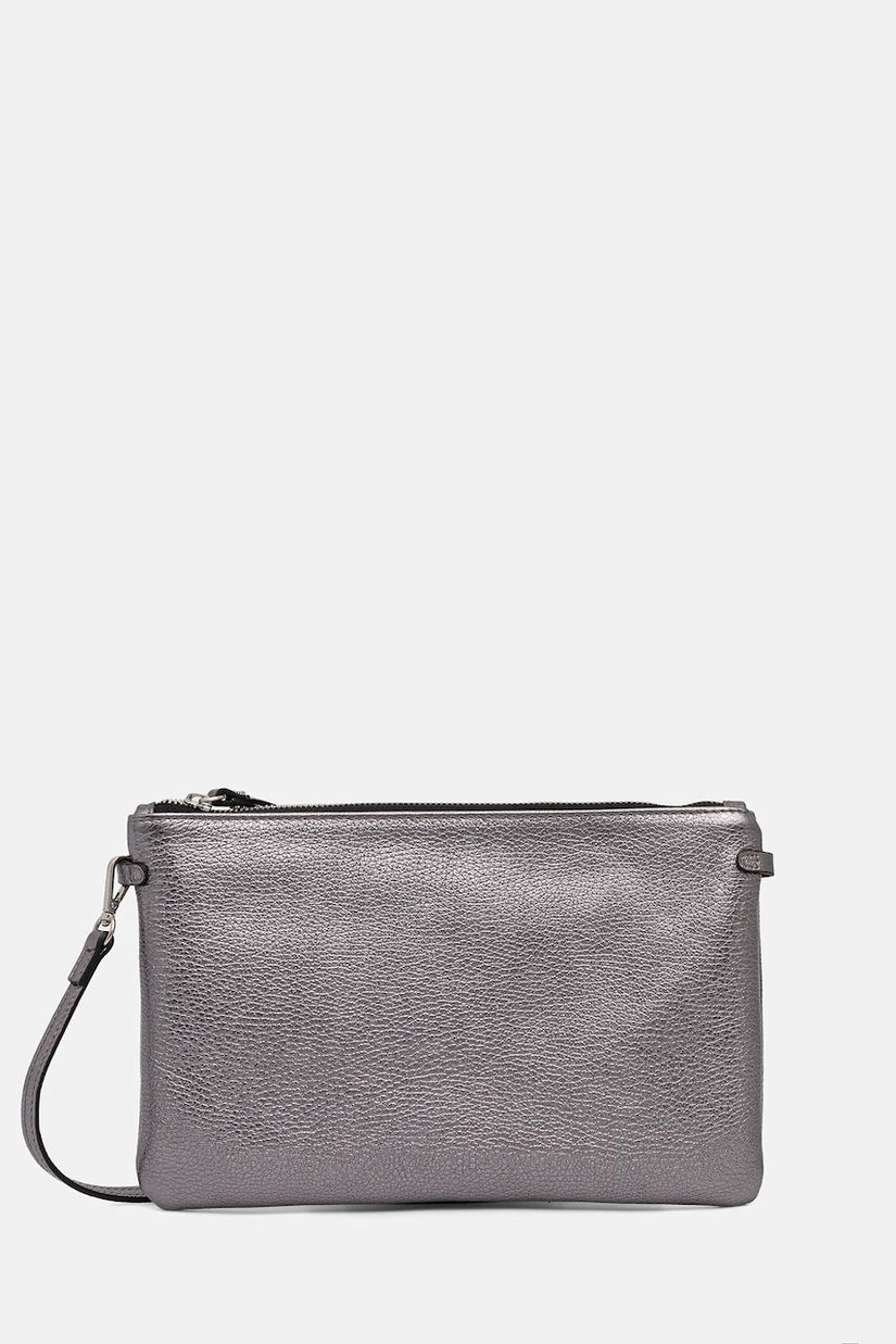 Gianni Chiarini poșetă de piele HERMY culoarea argintiu, BS.3695.GRN.LM