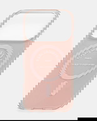 Karl Lagerfeld husă pentru telefon iPhone 17 Pro culoarea roz, KLHMP17LHKRSGPP