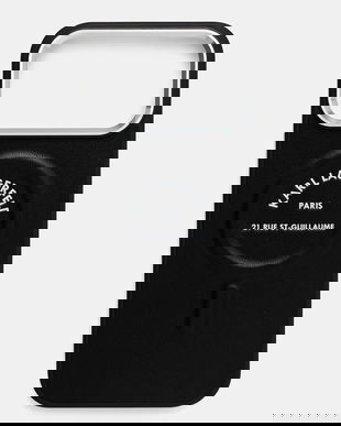 Karl Lagerfeld husă pentru telefon iPhone 17 Pro Max culoarea negru, KLHMP17XPSKRSGEK