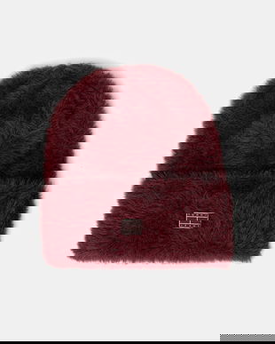 Tommy Jeans căciulă culoarea bordo, AW0AW17900