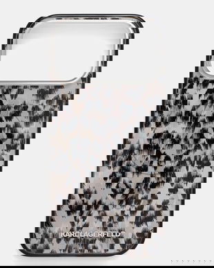 Karl Lagerfeld husă pentru telefon iPhone 17 Pro Max culoarea maro, KLHMP17XHDLEOICW