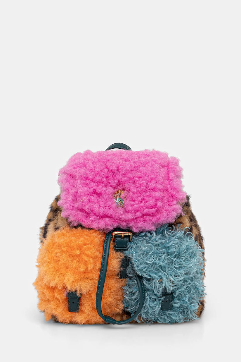 Kurt Geiger London rucsac HOXTON culoarea roz, mic, cu imprimeu, 5023669999