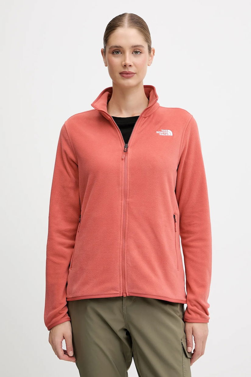 The North Face hanorac culoarea portocaliu, uni, NF0A8D2FBOU1