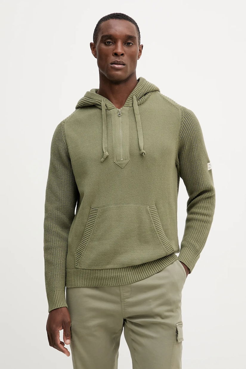Pepe Jeans pulover de bumbac culoarea verde, light, PM7000014