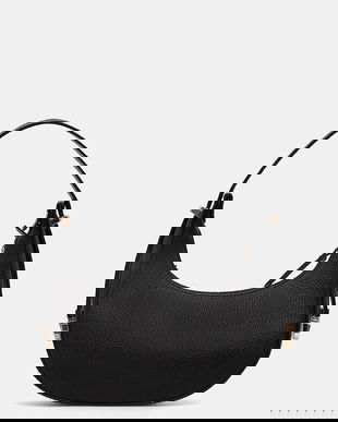 Answear.LAB poseta de piele culoarea negru
