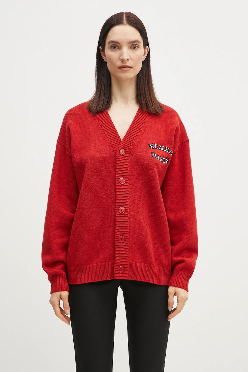 Kenzo cardigan din lana x Verdy culoarea rosu, FF58CA7133CK.16