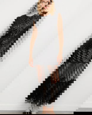 Answear.LAB rochie culoarea negru, maxi, evazati