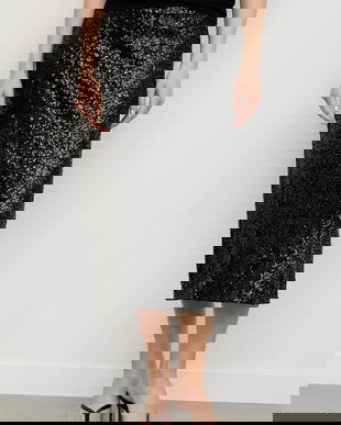 Answear.LAB fusta culoarea negru, midi, creion