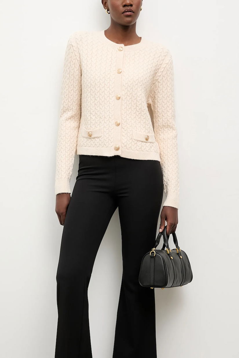 Answear.LAB cardigan culoarea bej