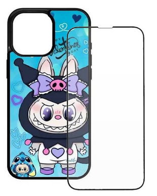 Husa iPhone, diverse modele, Colorful Aluminium TPU, folie sticla inclusa, model Bubu 4