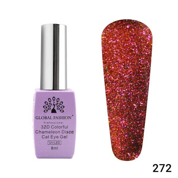 Oja semipermanenta Chameleon Disco 32D 8 ml, 272