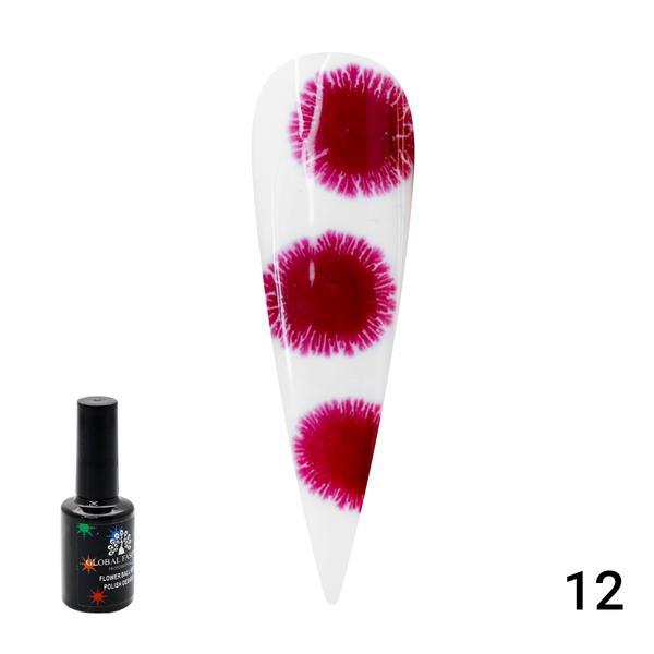 Ojă semipermanentă Flowers Ball 10 ml, 12