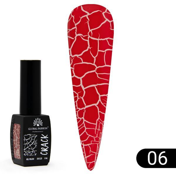 Oja semipermanenta Crack, Global Fashion 8 ml, 06