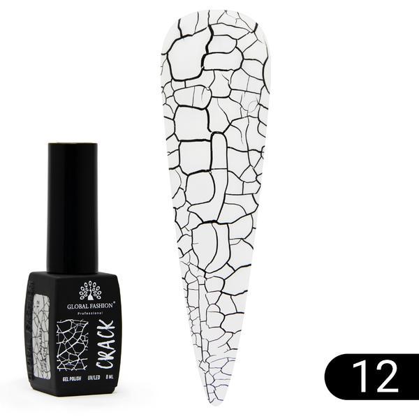 Oja semipermanenta Crack, Global Fashion 8 ml, 12