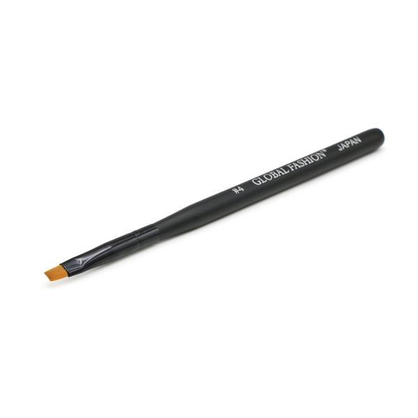 Instrument de precizie, creat pentru a facilita aplicarea gelurilor pe unghi Gel Brush, Smooth, # 4 Japonia