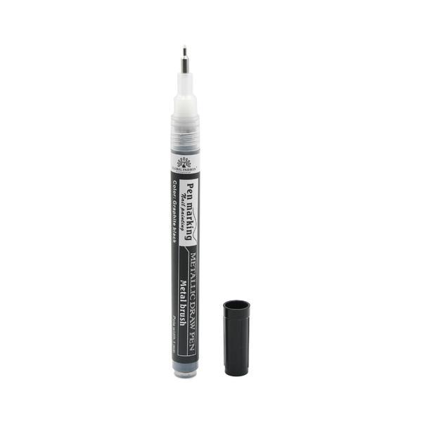 Marker pentru desen pe unghii, lățimea tijei 1 mm, culoare: Negru Grafit