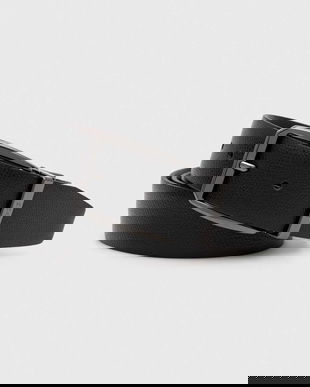 BOSS curea de piele cu două fețe barbati, culoarea negru