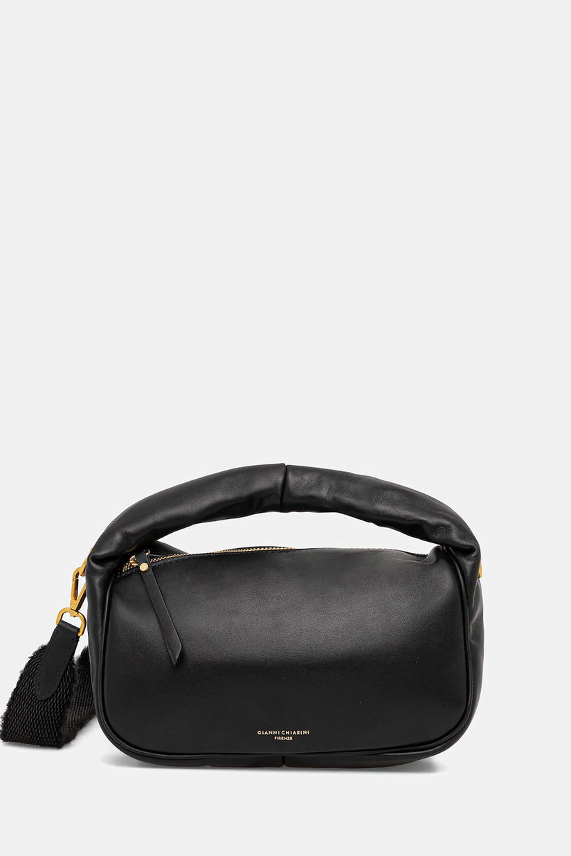 Gianni Chiarini poșetă de piele KIM culoarea negru, BS.11631.FOUCLD.NA