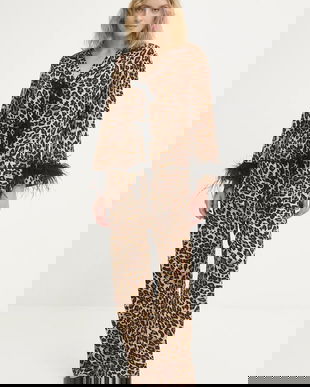 The Sleeper pijama culoarea maro, BWSP02A025F