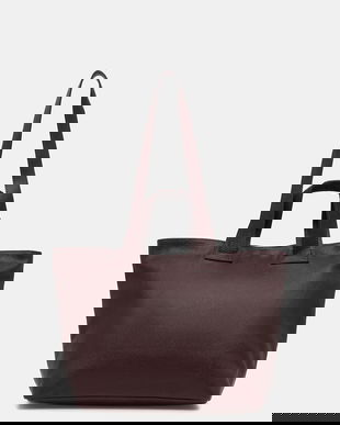 Answear.LAB poseta de piele culoarea bordo