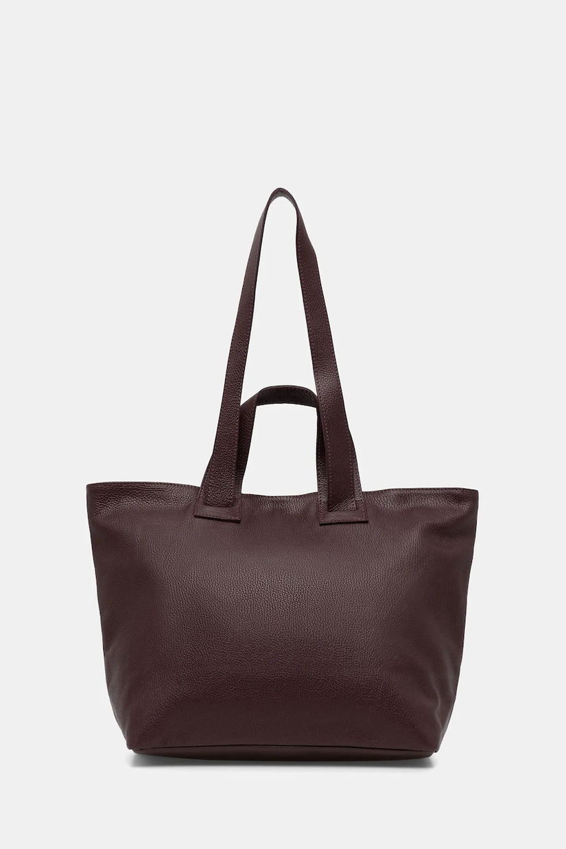 Answear.LAB poseta de piele culoarea bordo