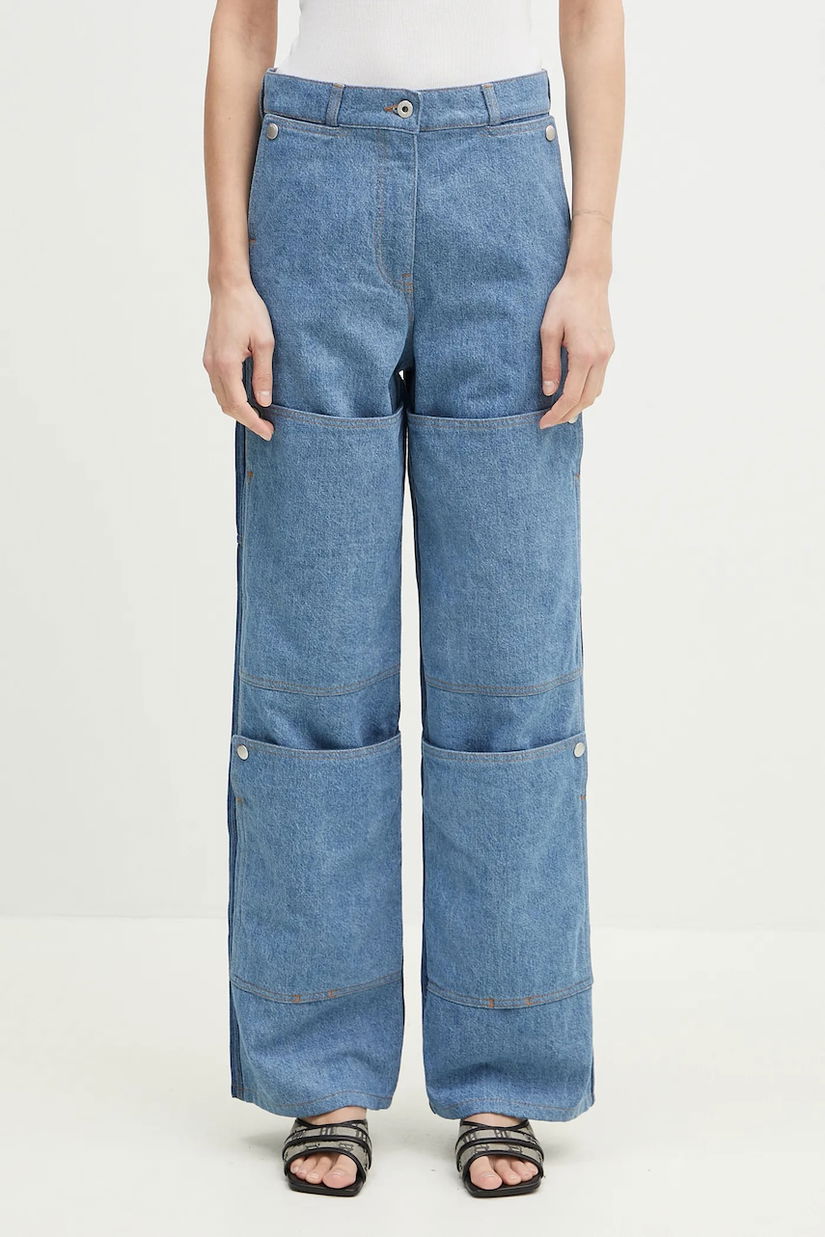 Kenzo jeans femei high waist, FF52DP2306B4.DB