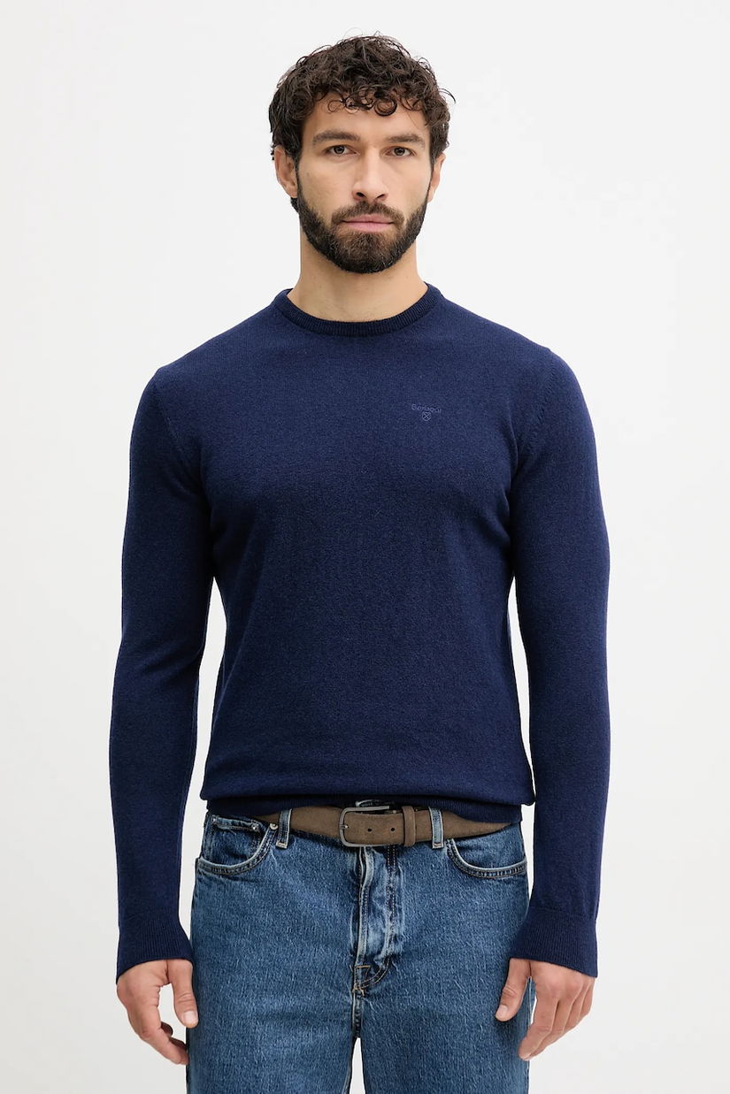 Barbour pulover de lână culoarea maro, MKN0345