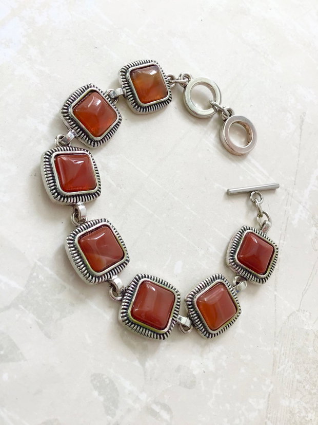 Set vintage carneol