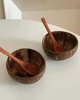 Bol din nucă de cocos bol natural bol eco bol handmade coconut bowl