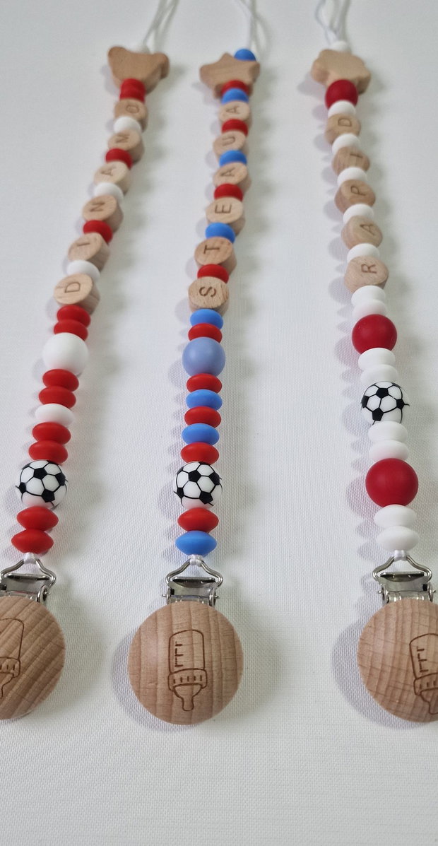 Lanț suzetă handmade ChupeteLuv, silicon alimentar, personalizat, bebeluși 0+