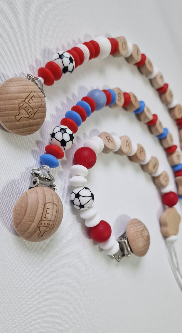 Lanț suzetă handmade ChupeteLuv, silicon alimentar, personalizat, bebeluși 0+