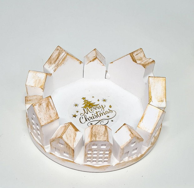 Decor ceramica suport lumanare