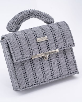 Geanta handmade Larissa - gri