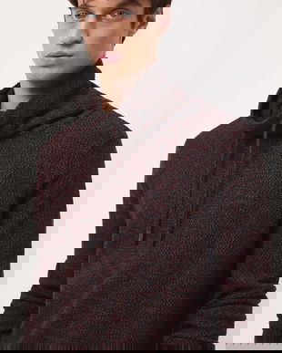 Medicine pulover de bumbac călduros, cu guler