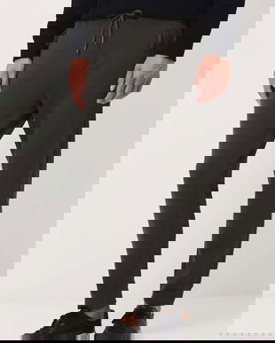 Medicine pantaloni de trening culoarea verde, neted