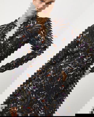 Medicine rochie culoarea negru, midi, evazati