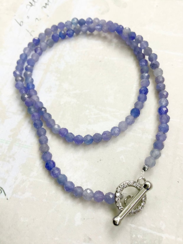 Colier CHOKER Tanzanit