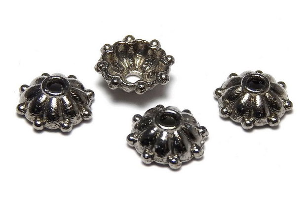 Capacel metalic, gunmetal, 8x3 mm